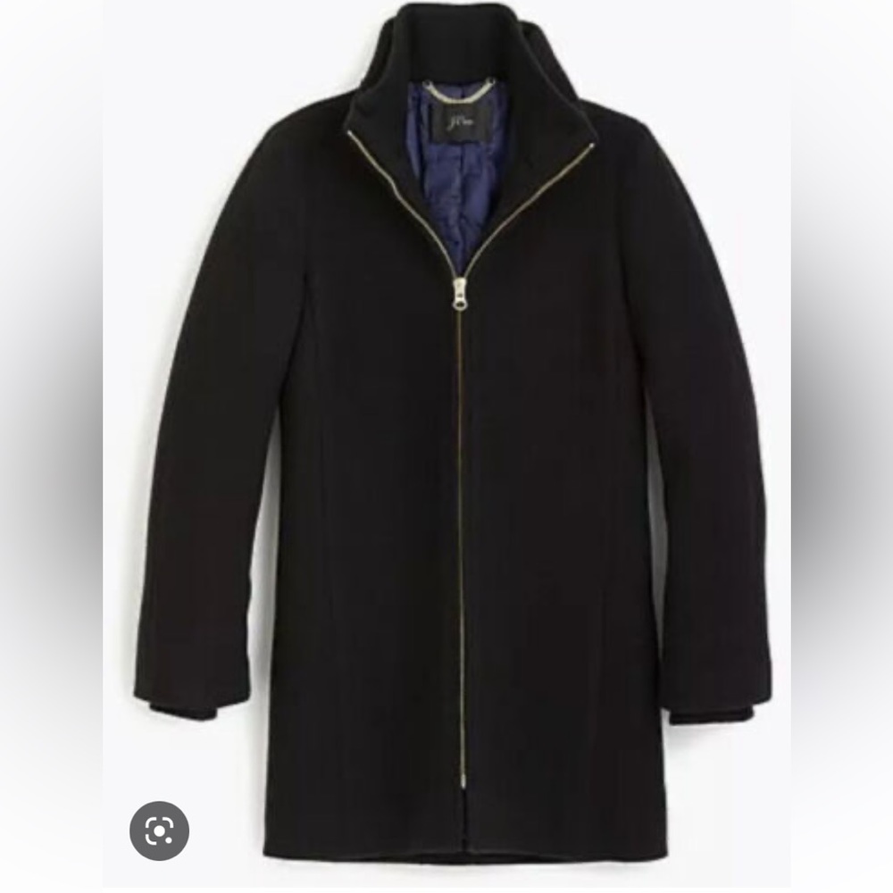 NWT J. Crew Lodge Coat in Italian Stadium Wool - Size 6